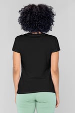 V-Neck Short Sleeve Slub T-Shirt