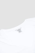 V-Neck Short Sleeve Slub T-Shirt