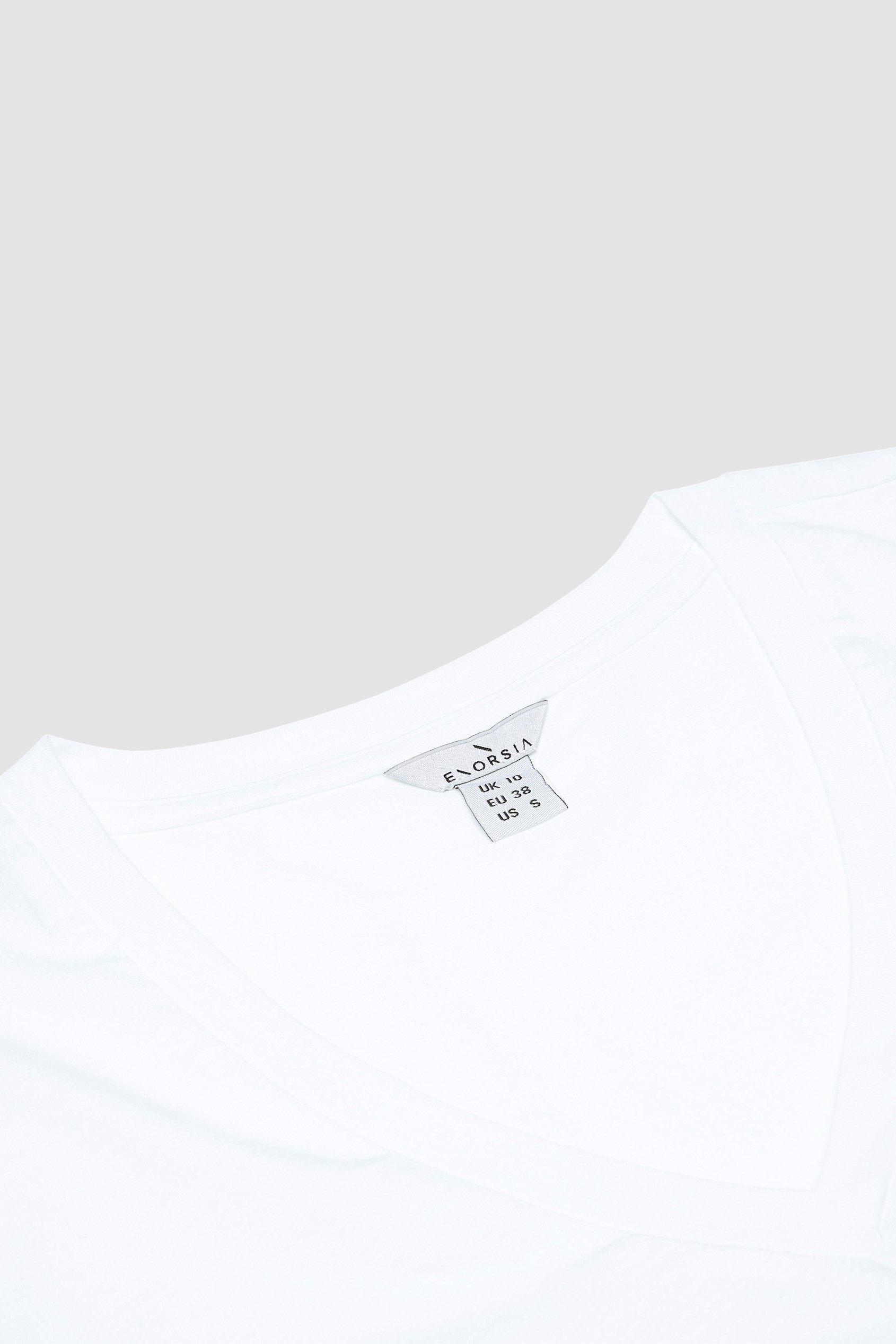 V-Neck Short Sleeve Slub T-Shirt