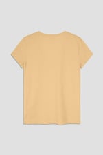 V-Neck Short Sleeve Slub T-Shirt