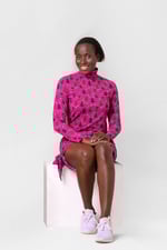 Side Tie Knot Christmas Print Bodycon Dress