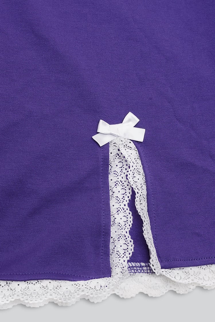 Womens Lace Insert Hem Christmas Trouser