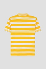 Mens Classical Stripe Pique Polo Shirt