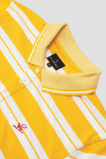 Mens Classical Stripe Pique Polo Shirt