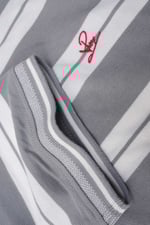 Mens Classical Stripe Pique Polo Shirt