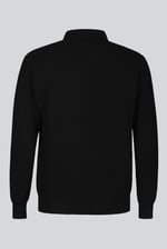 Mens Quarter Zip knitted Polo Jumper