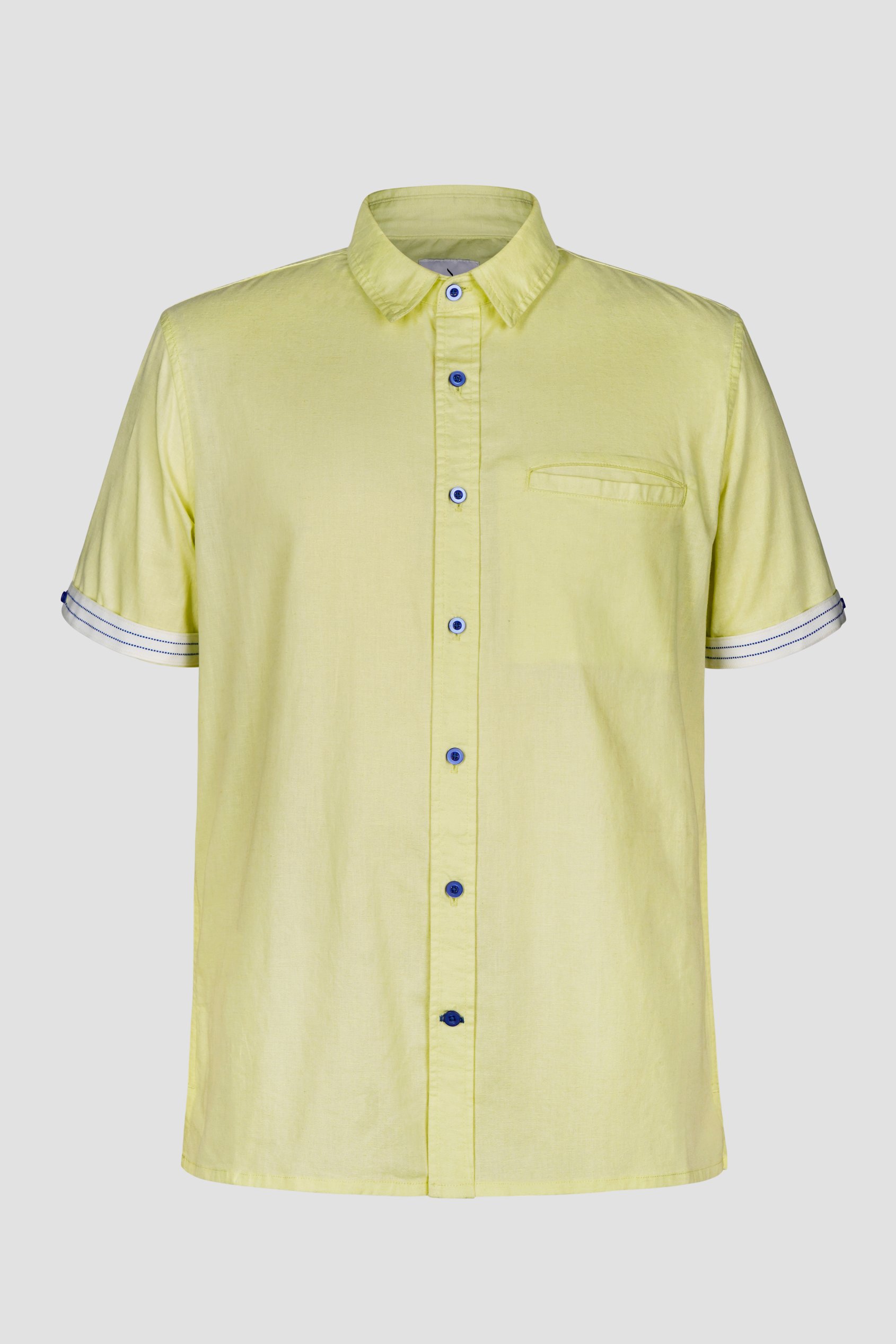 Men’s Linen Blend Short Sleeve Shirt