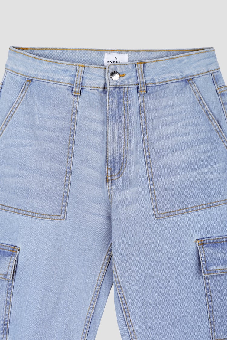 Vintage Straight Leg Cargo Jeans