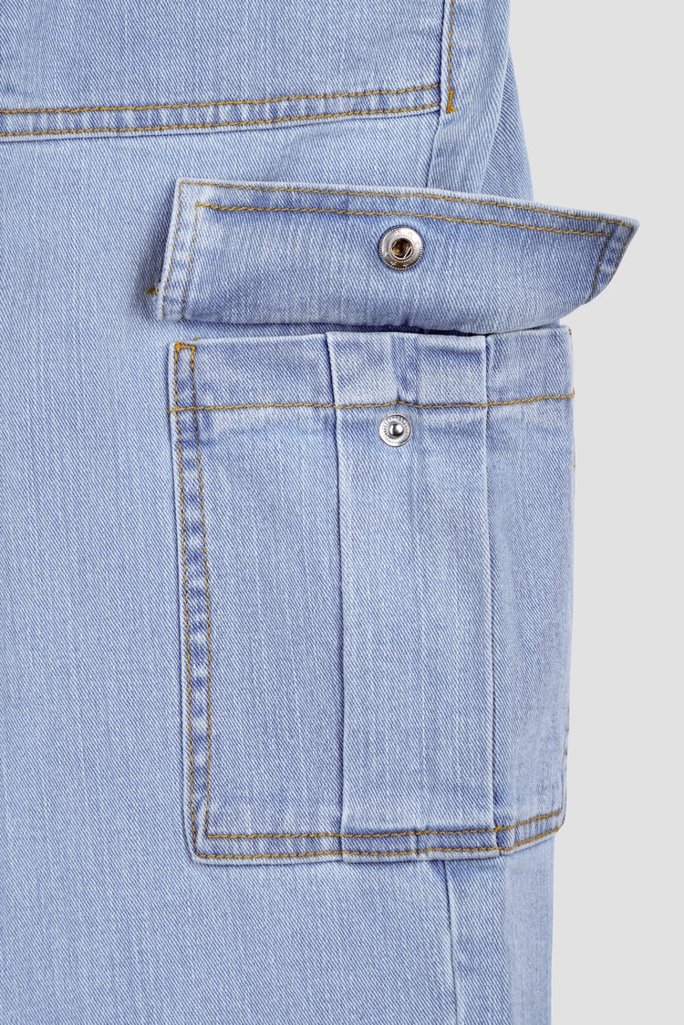 Vintage Straight Leg Cargo Jeans