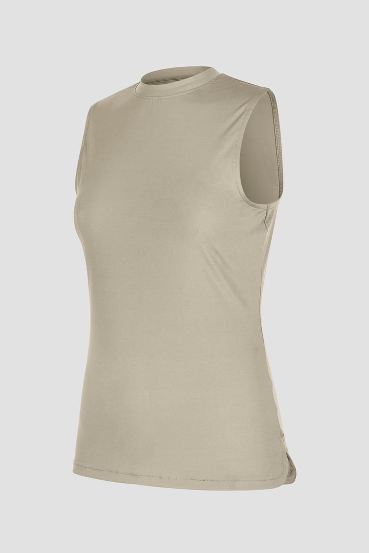 Womens High Neck  Active Vest