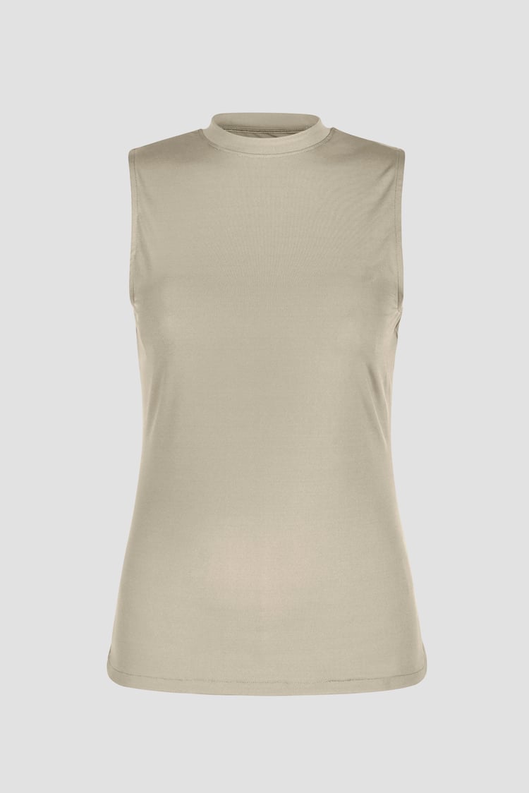 Womens High Neck  Active Vest