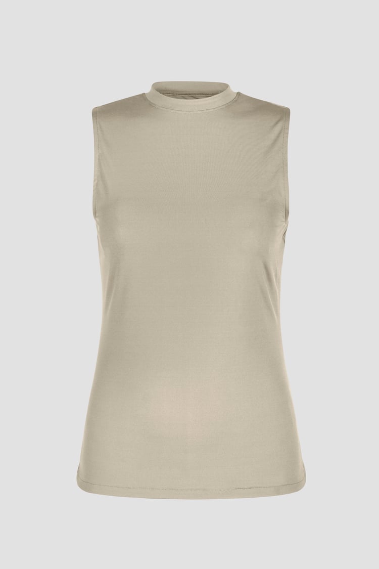 Womens High Neck  Active Vest