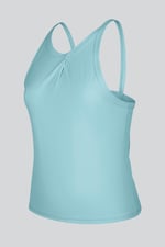 Pleated Front Racer Active Top