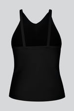 Pleated Front Racer Active Top