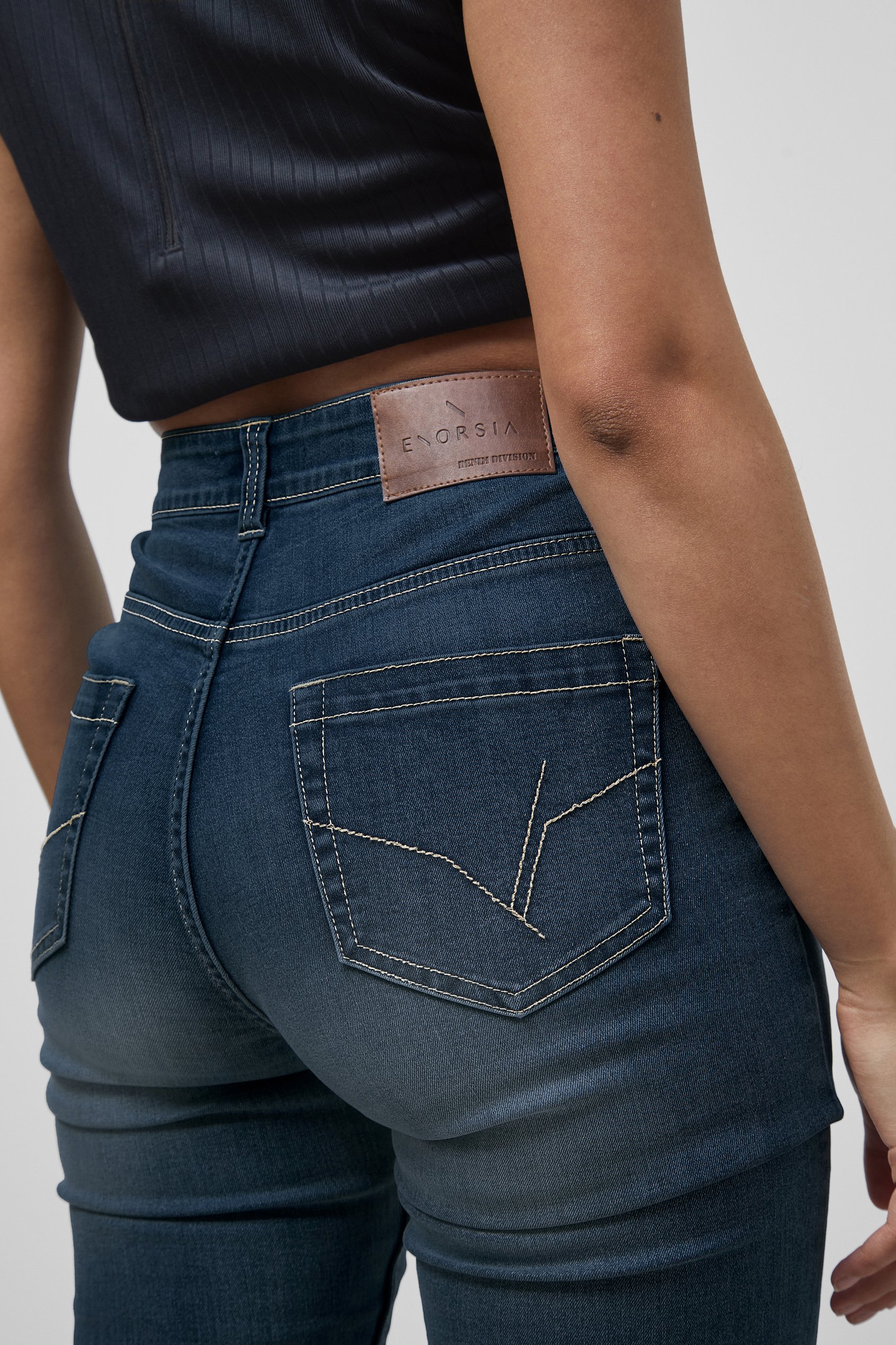 High Waist Slim Fit Jeans