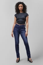 High Waist Slim Fit Jeans