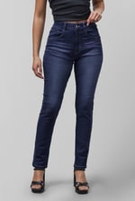 High Waist Slim Fit Jeans