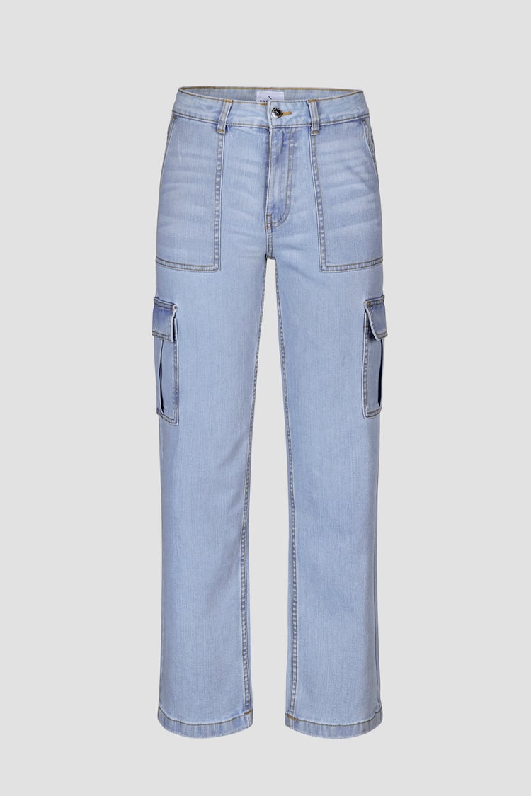Vintage Straight Leg Cargo Jeans