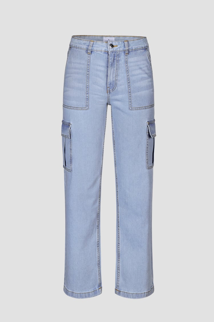 Vintage Straight Leg Cargo Jeans