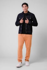 Long Sleeve Raw Denim Jacket