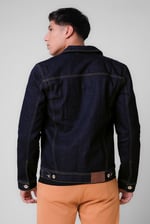Long Sleeve Raw Denim Jacket