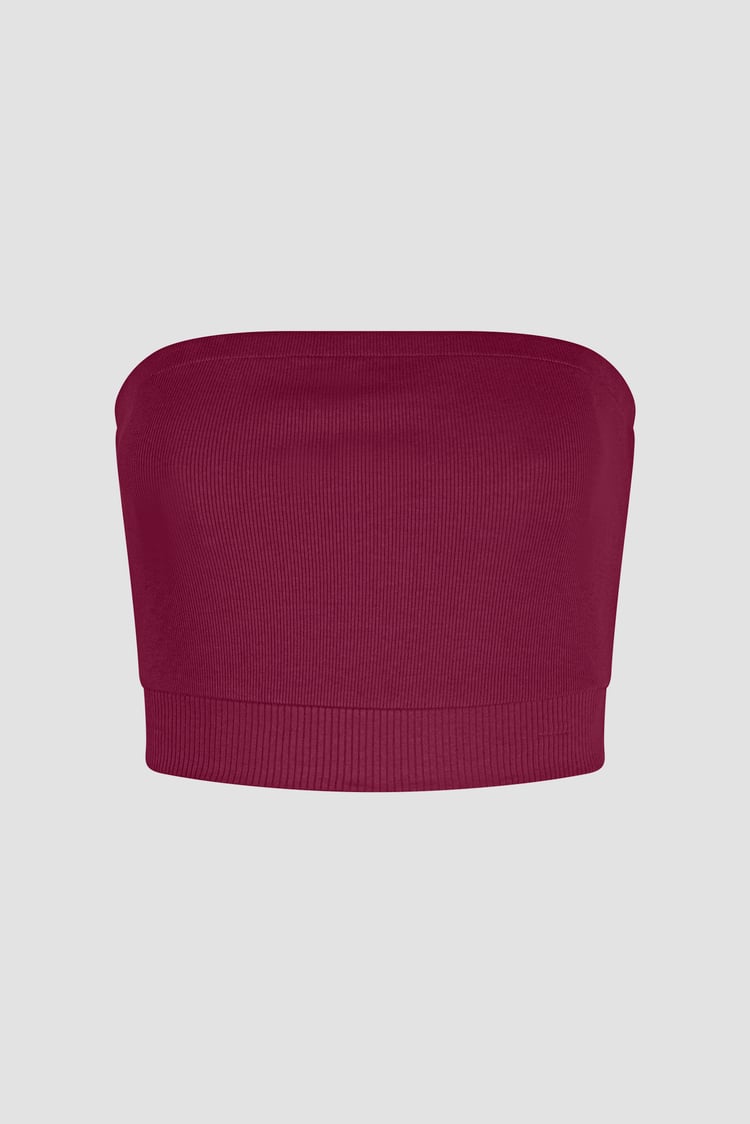 Ribbed Tube Crop Top