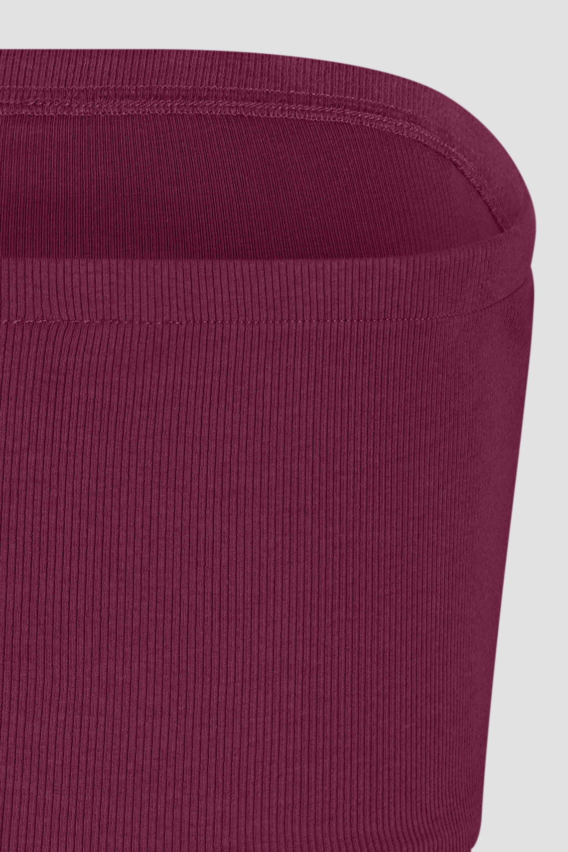 Ribbed Tube Crop Top