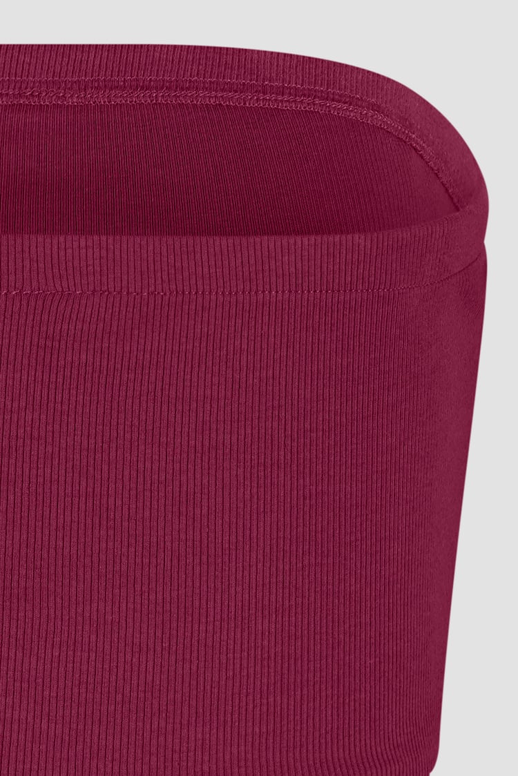 Ribbed Tube Crop Top