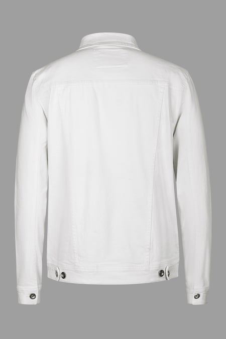 Men's White Denim Jacket