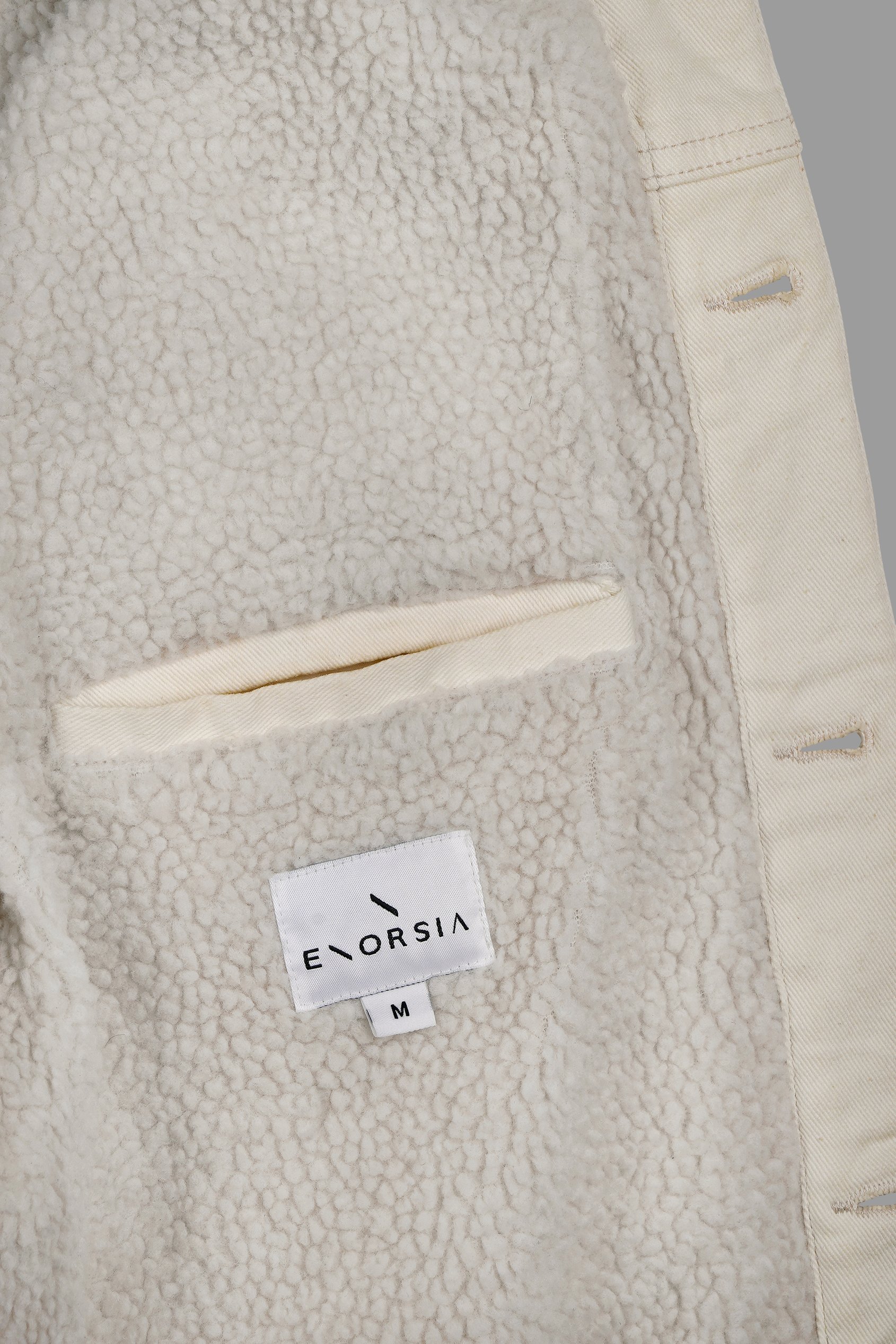 Men's Borg Lined Denim Jacket