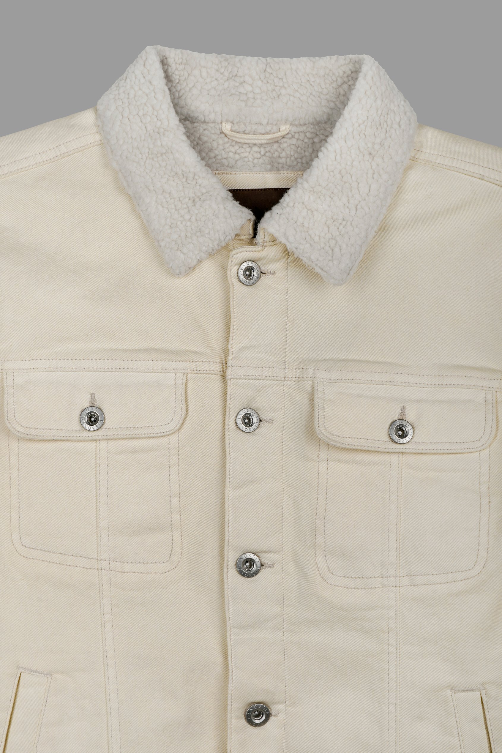 Men's Borg Lined Denim Jacket