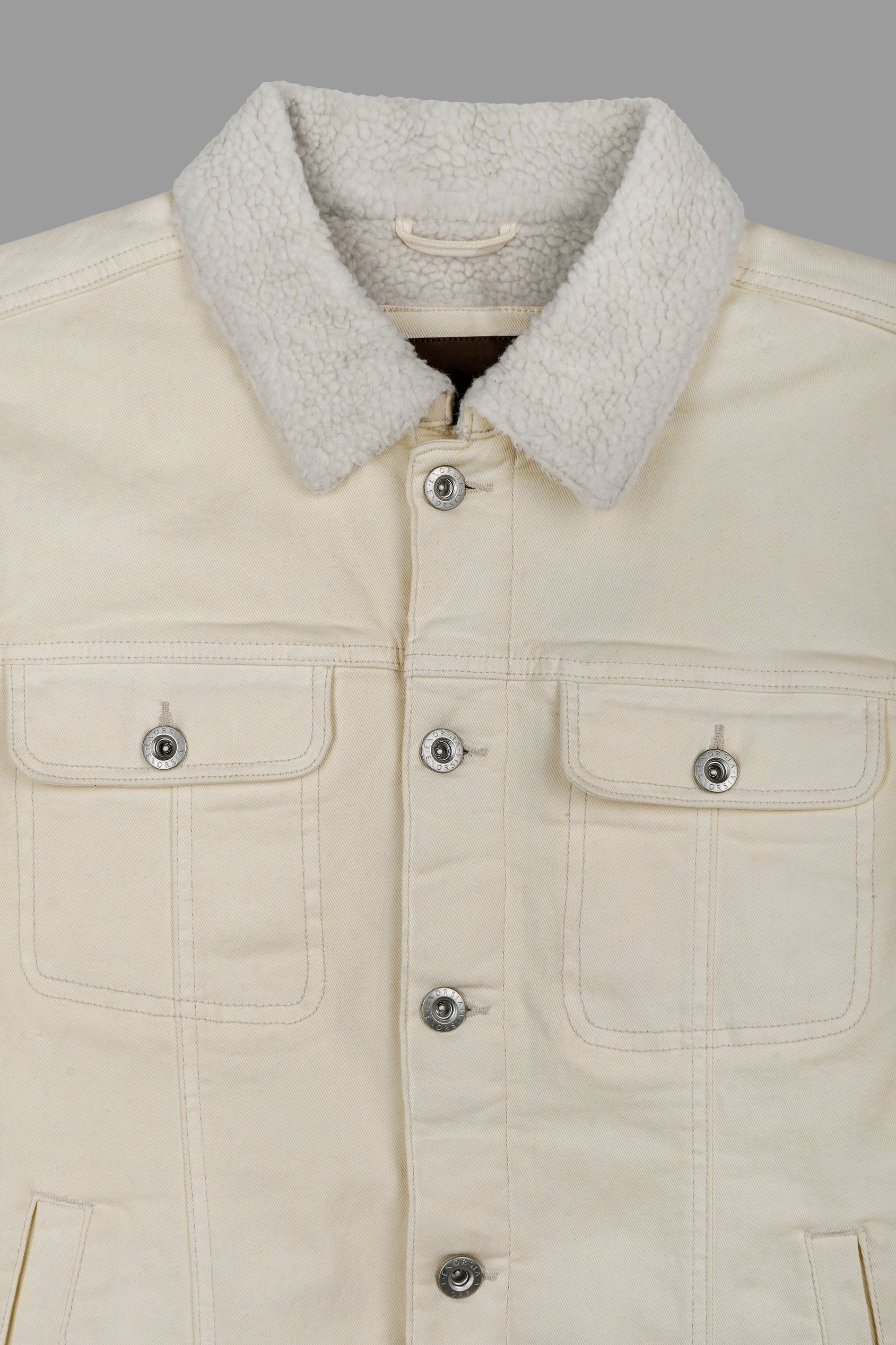 Men's Borg Lined Denim Jacket