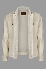 Men's Borg Lined Denim Jacket