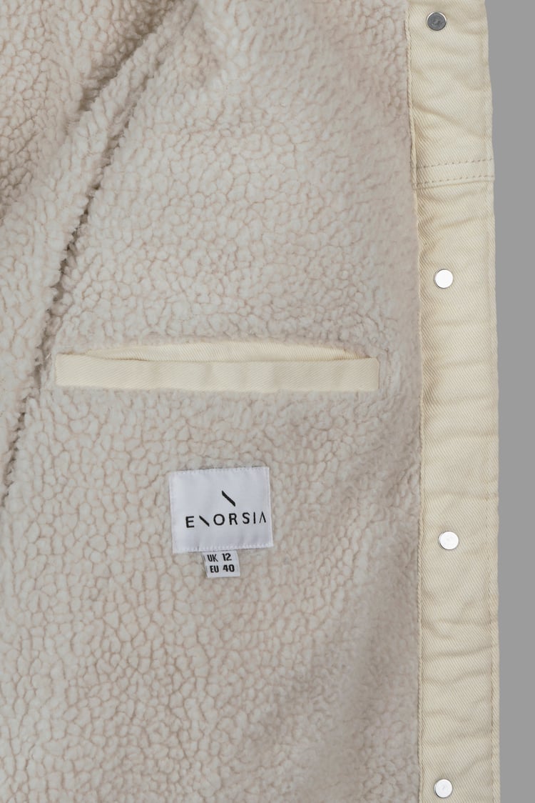 Women's Borg Lined Denim Jacket