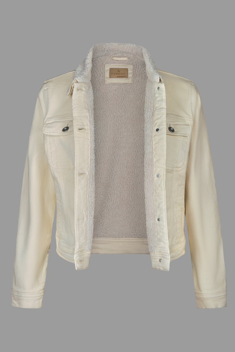 Women's Borg Lined Denim Jacket