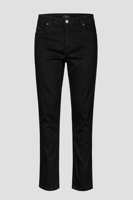 Men's Black Slim Fit Stretch Jeans