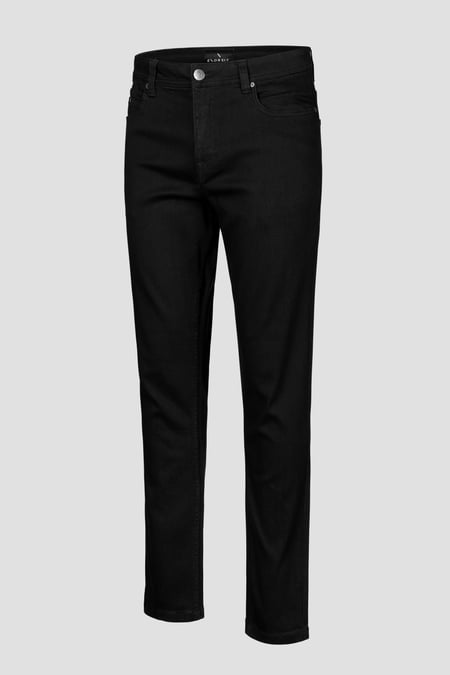 Men's Black Slim Fit Stretch Jeans