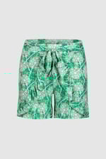 Womens Ruffle Tie-Front Dandelion Printed Shorts