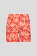 Womens Ruffle Tie-Front Dandelion Printed Shorts