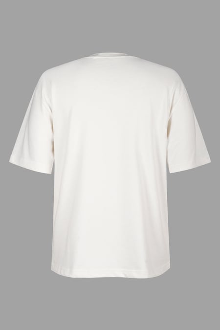 Men's White Relaxed Fit Heavyweight T-Shirt