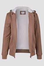 Women's Borg Lined Zip Through Hoodie