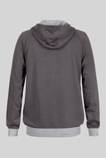 Mens Wave Full Zip  Contrast Hoodie