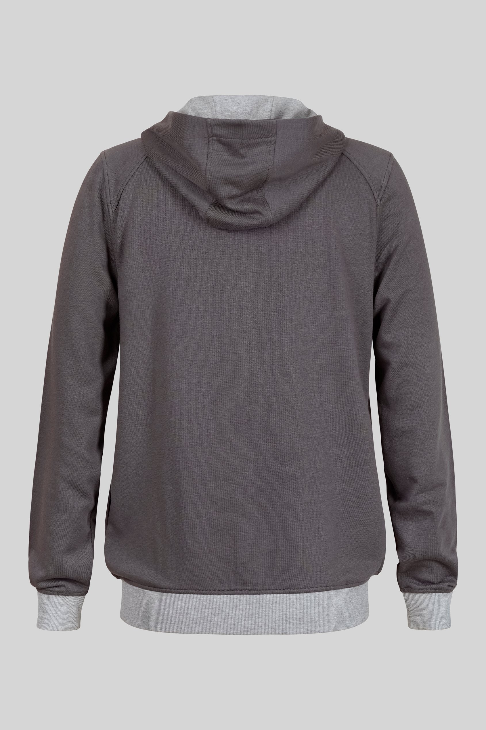 Mens Wave Full Zip  Contrast Hoodie