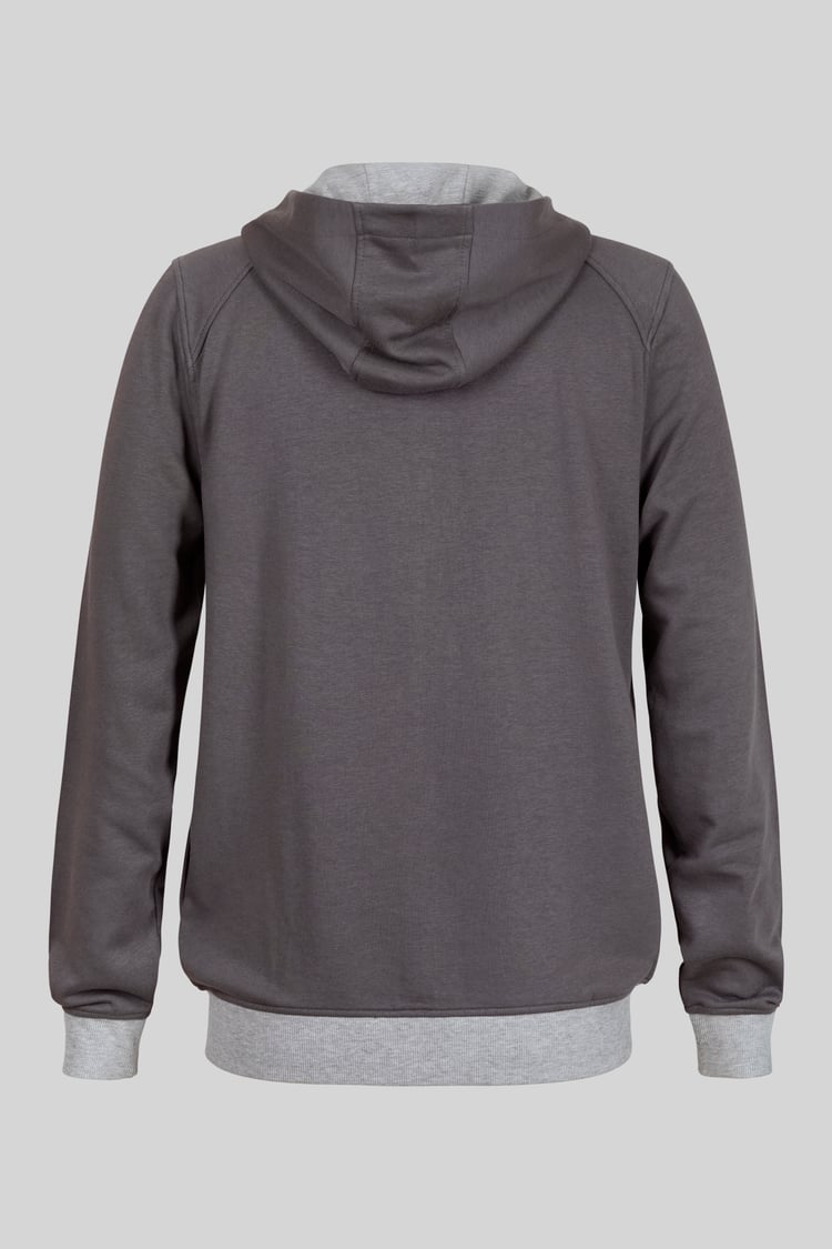 Mens Wave Full Zip  Contrast Hoodie