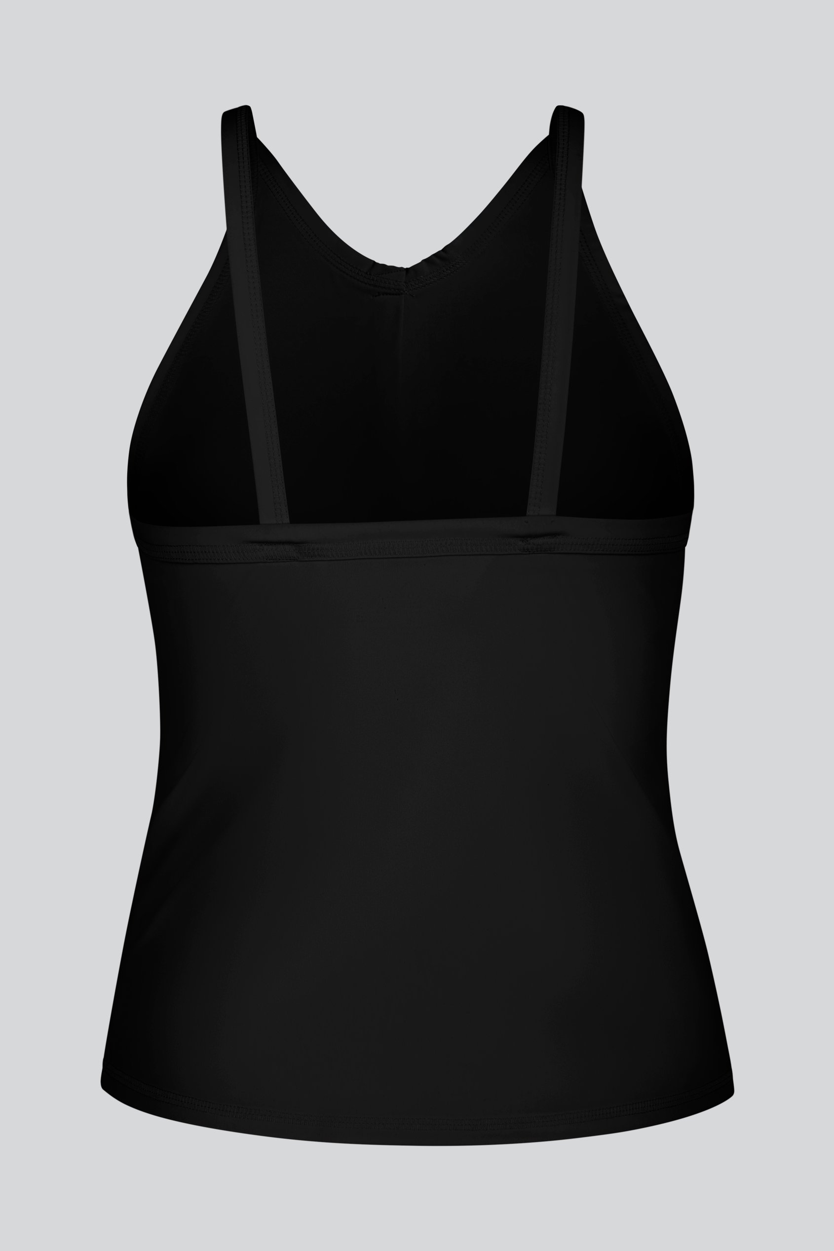 Pleated Front Racer Active Top