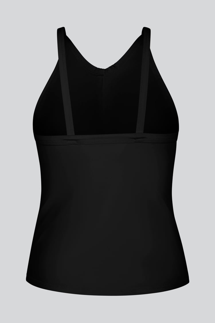 Pleated Front Racer Active Top