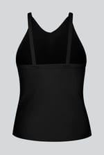 Pleated Front Racer Active Top