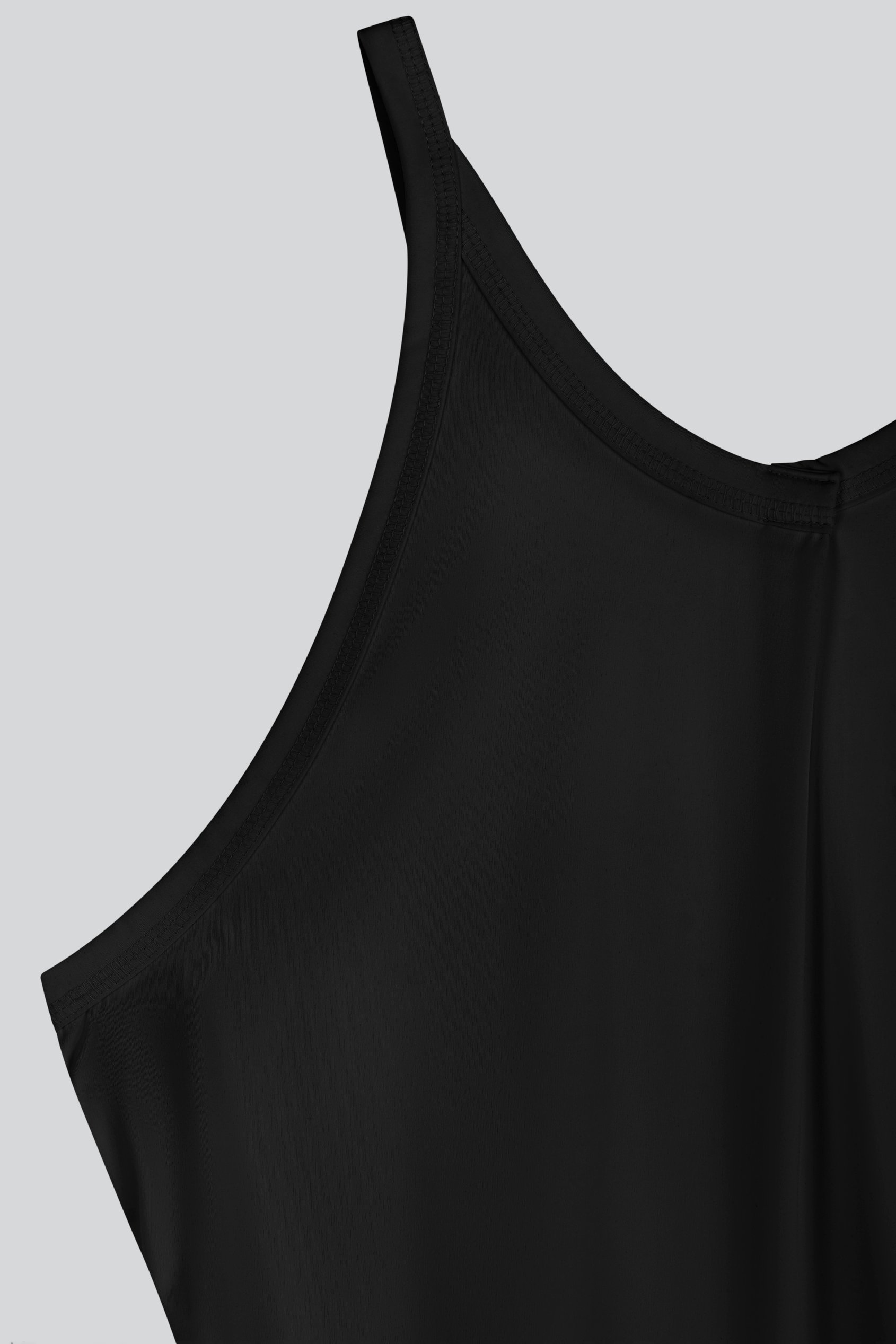 Pleated Front Racer Active Top