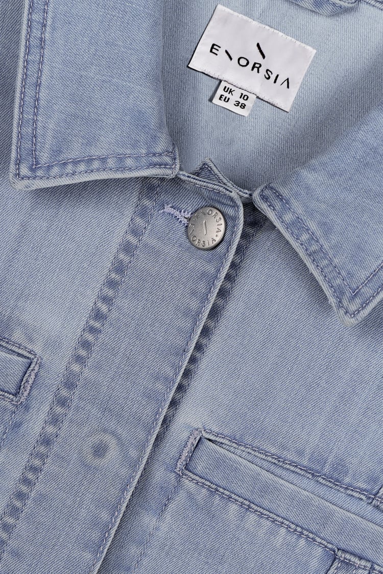 Women's Cropped Denim Jacket