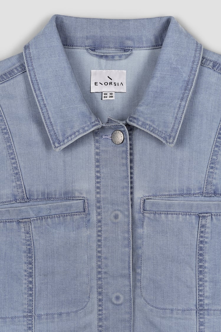 Women's Cropped Denim Jacket